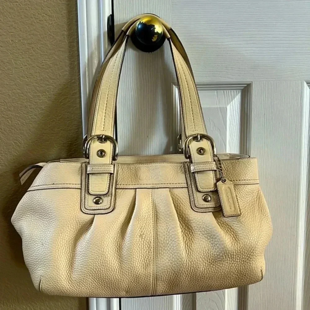 Coach Soho Pleated Leather shoulder Bag